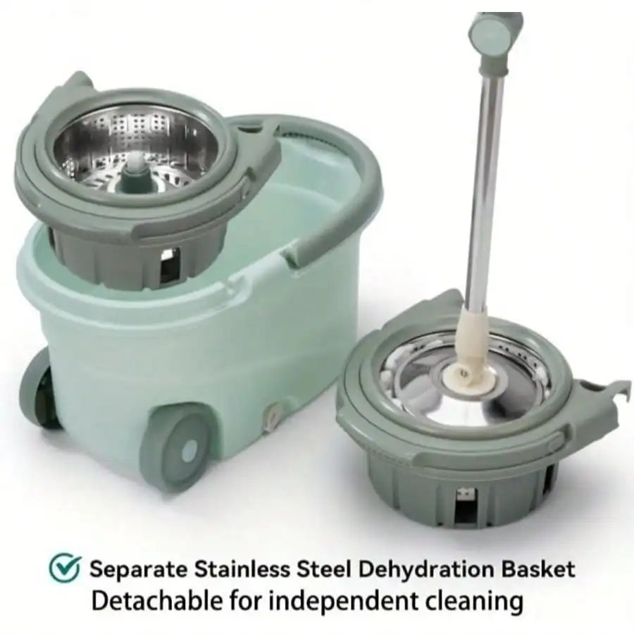 Self Cleaning 360 Spin Floor Mop With Bucket System