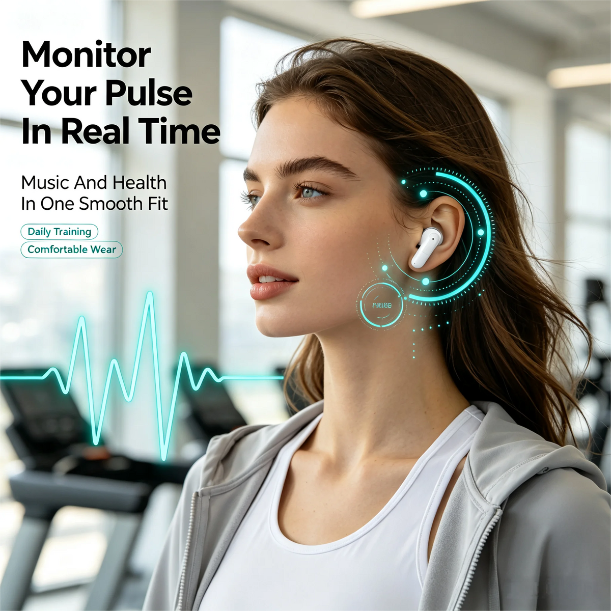 Zzlove Wireless Earbuds With Active Noise Cancellation And Touch Control