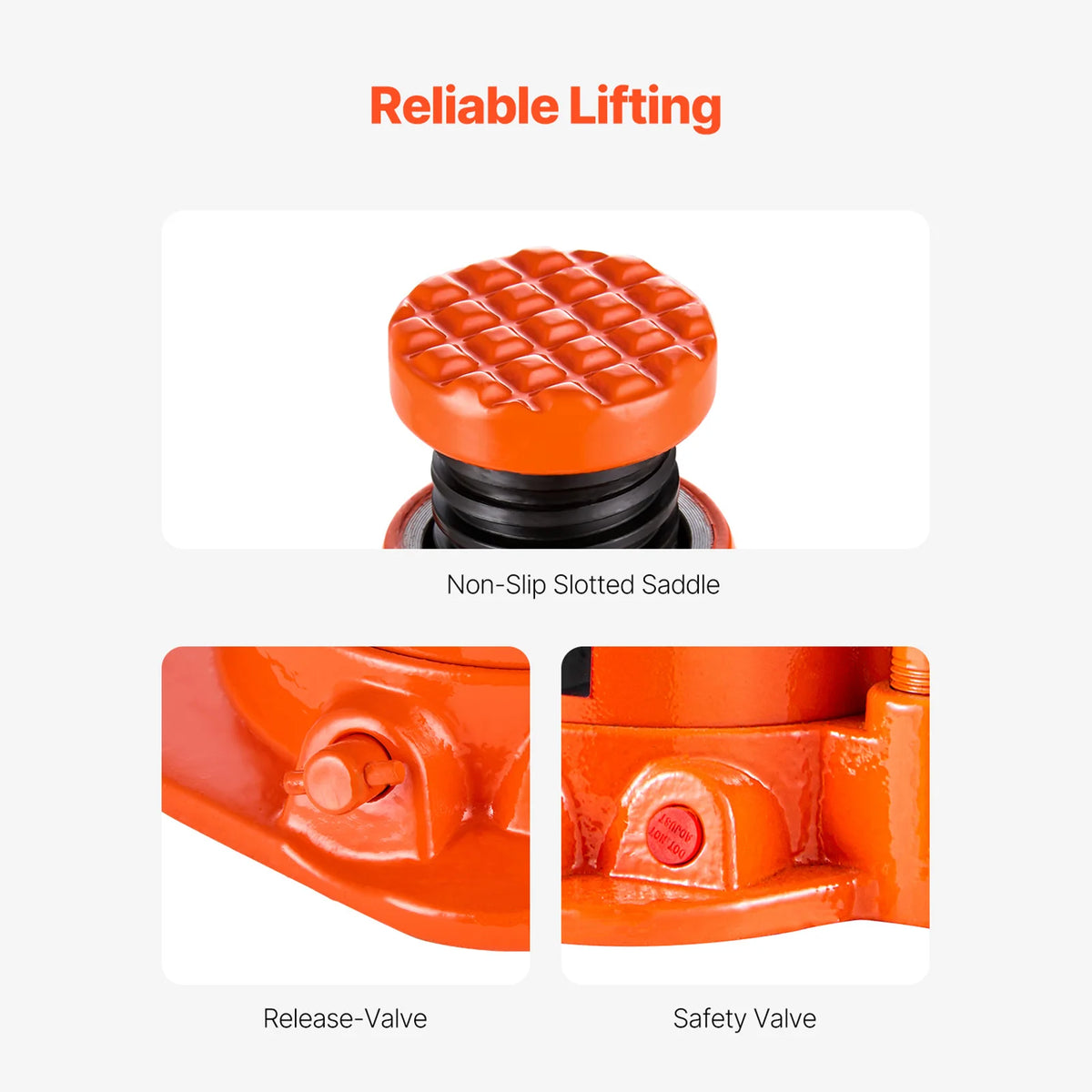 SucceBuy Heavy Duty Hydraulic Bottle Jack For Vehicle Repair