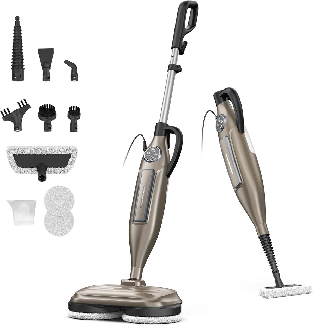 Inse VM6 Lightweight Steam Mop With Rotating Pad For Floors