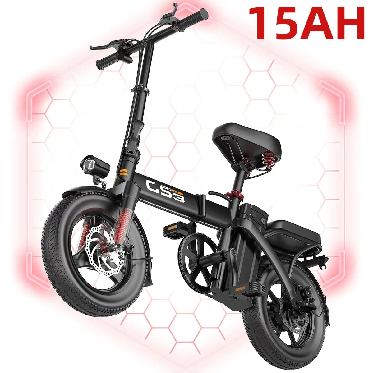 UPlee G1 1500W 48V Electric Suspension Fat Tire Dirt Bike