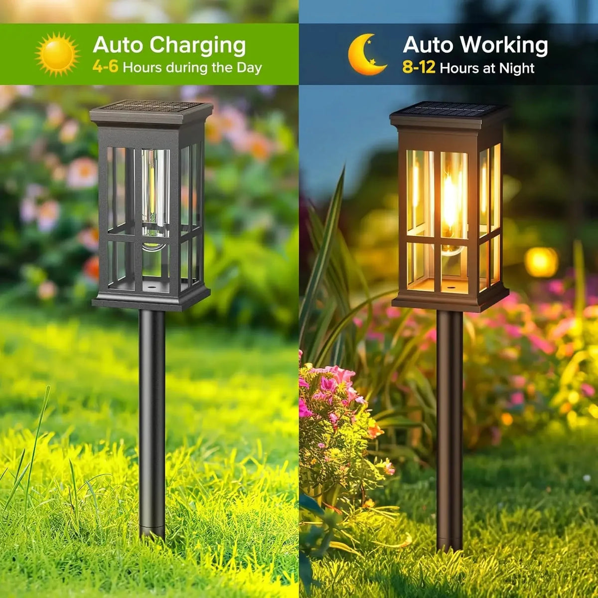 Outdoor Led Pathway Lights Waterproof Landscape Walkway Garden Illumination