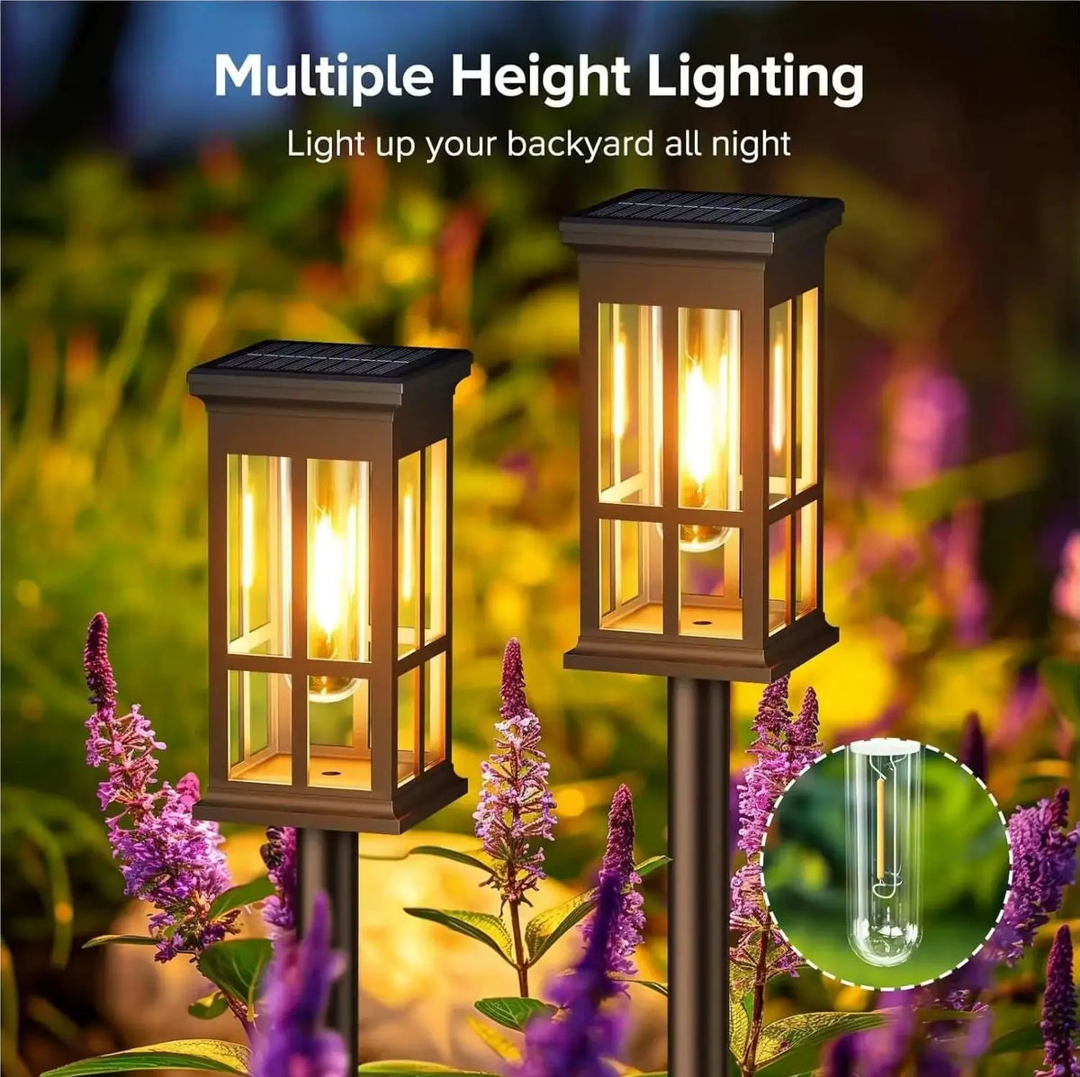 Outdoor Led Pathway Lights Waterproof Landscape Walkway Garden Illumination