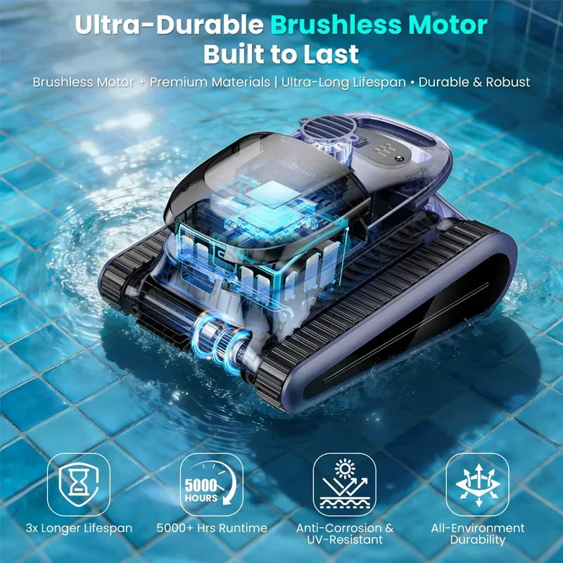 Seauto Crab Pro Cordless Robotic Pool Cleaner For Inground Pools