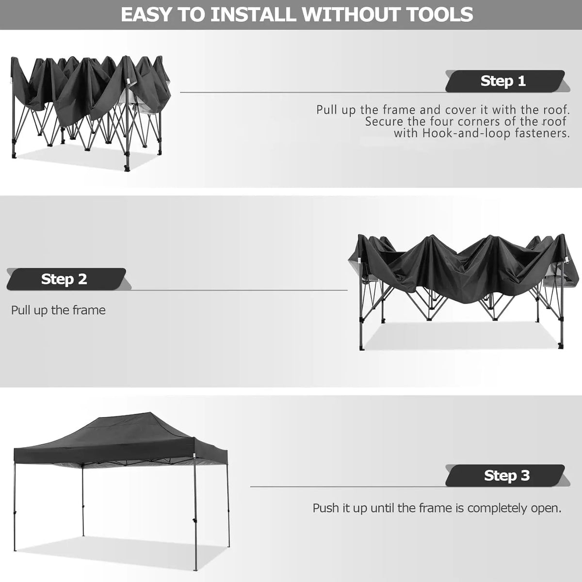 Cobizi Heavy Duty Portable Commercial Outdoor Canopy Tent