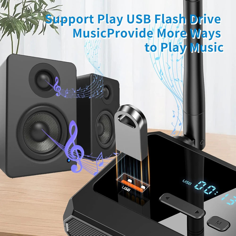 Bluetooth Audio Receiver for Home Stereo and TV Audio Systems