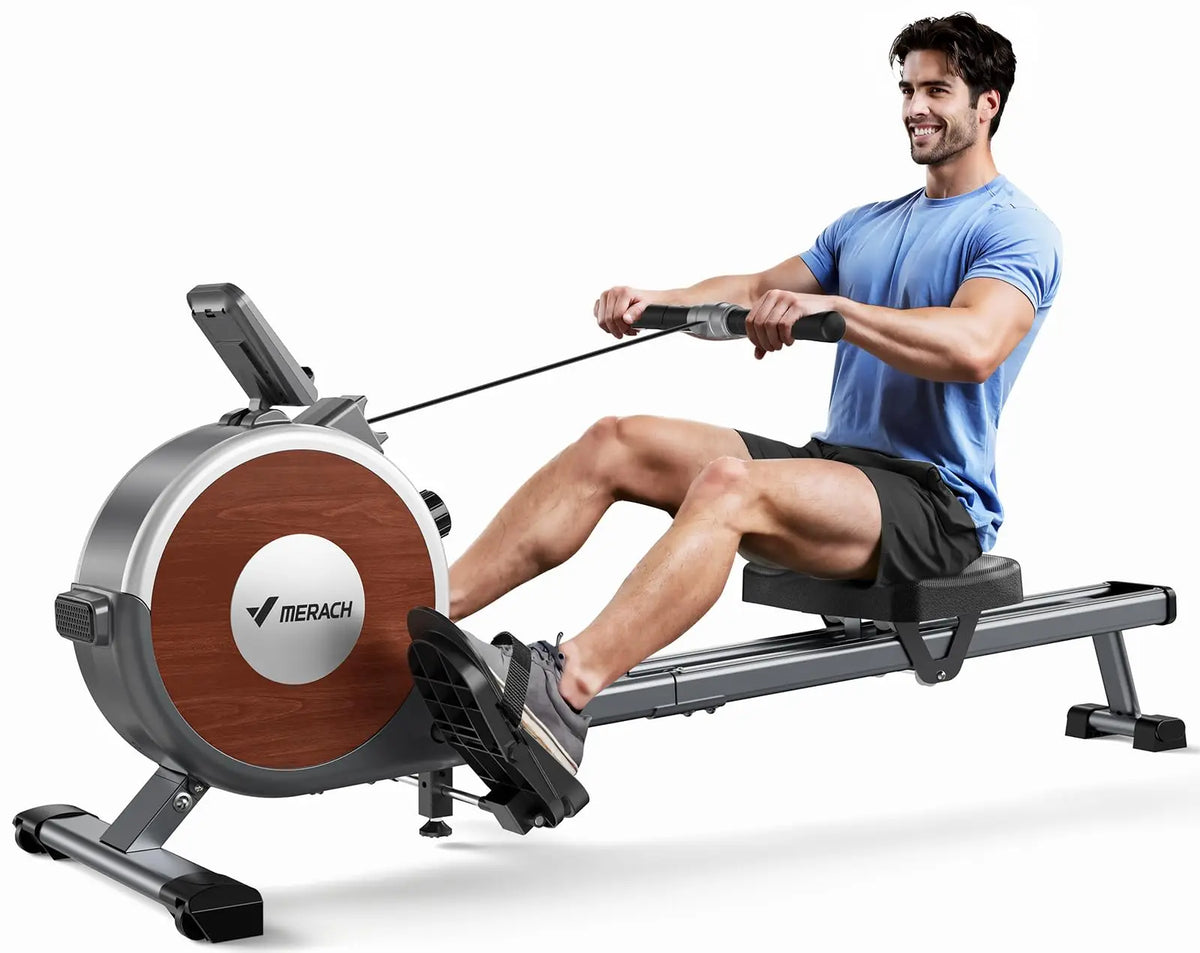 Merach Magnetic Rowing Machine With Bluetooth Silent Operation