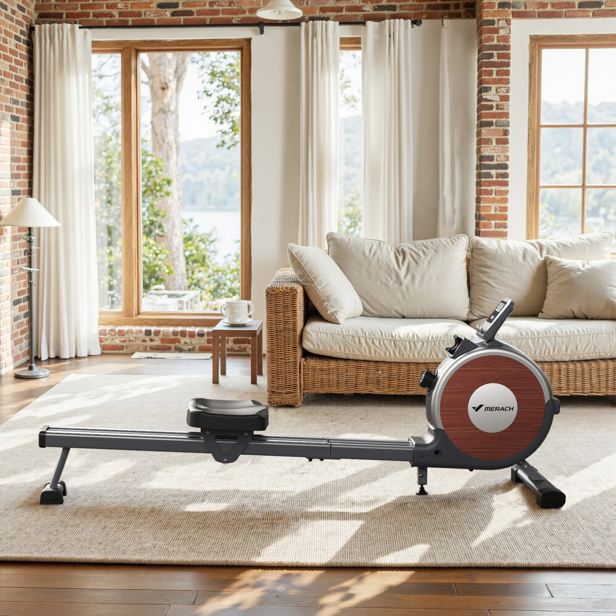 Merach Magnetic Rowing Machine With Bluetooth Silent Operation