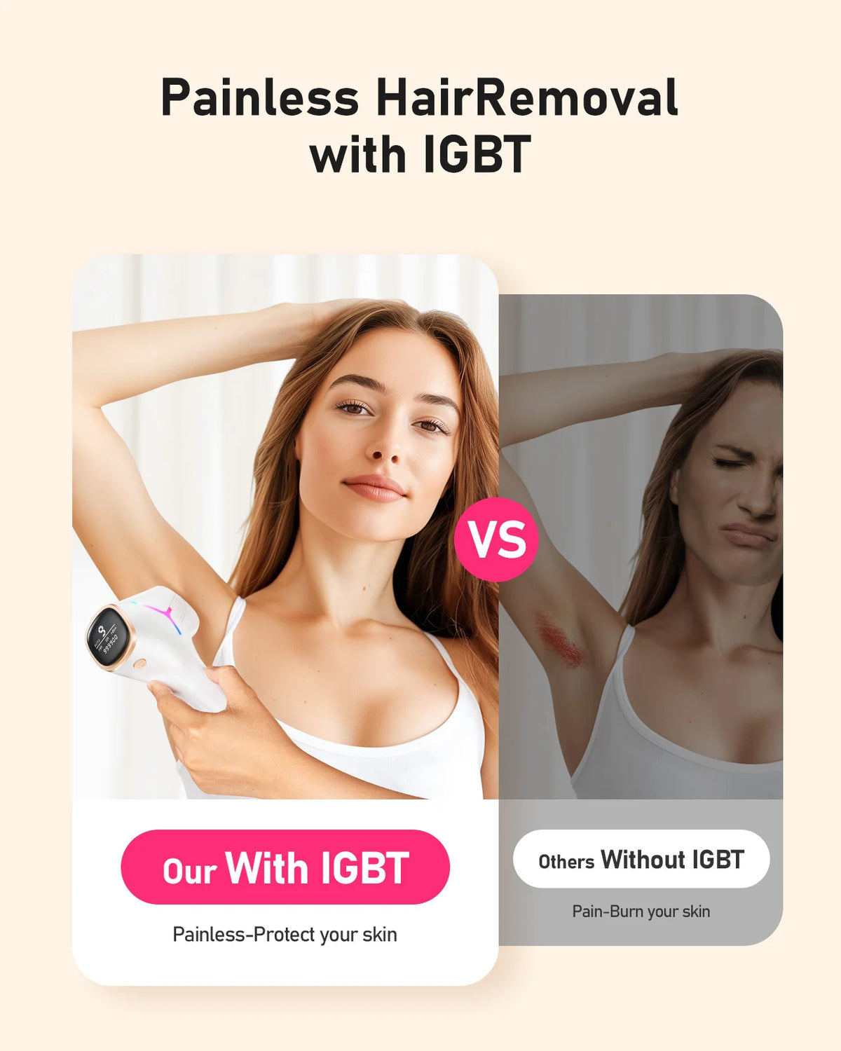 JOOYEE IPL Laser Hair Removal Device For Efficient Daily Use