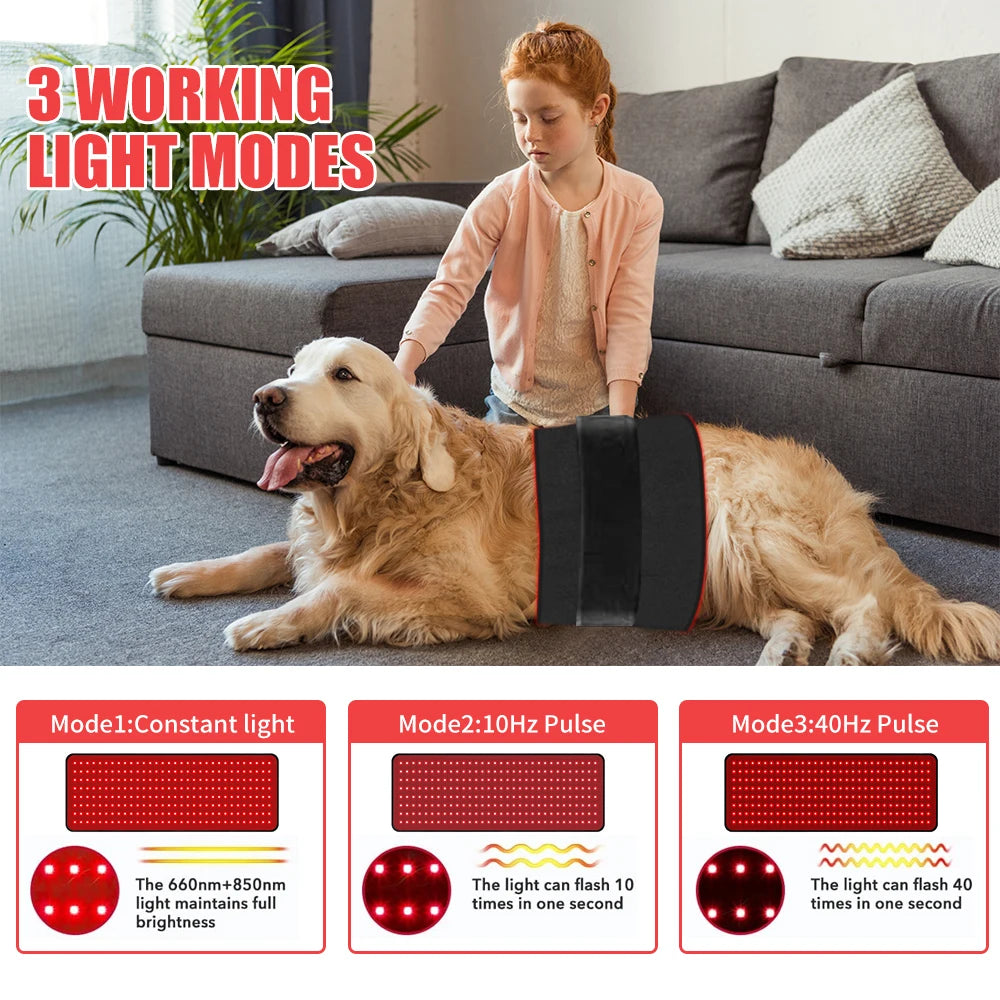 660nm And 850nm Led Infrared Therapy Pad Muscle Relaxation