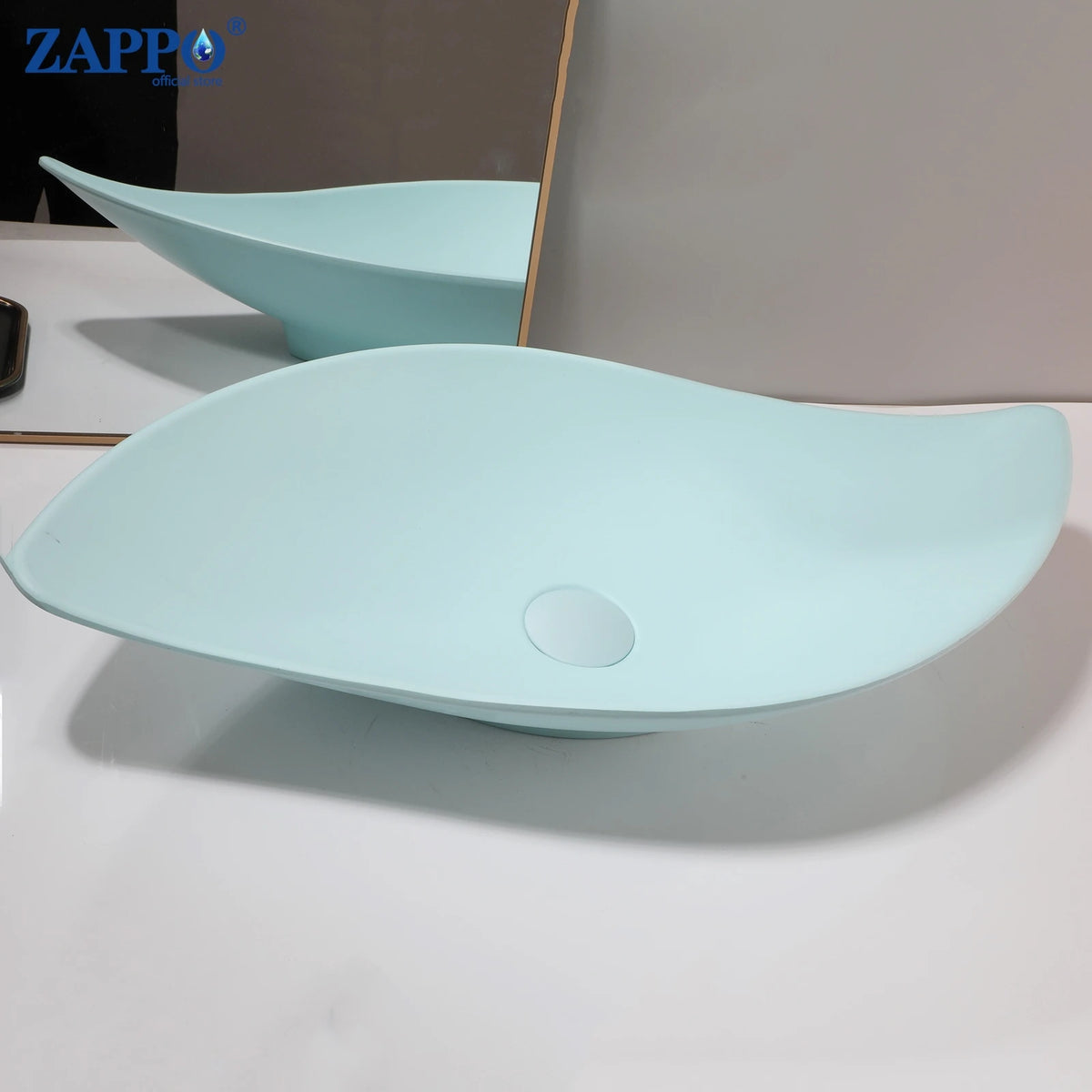 Mekkhala Stone Resin Countertop Vessel Bathroom Sink