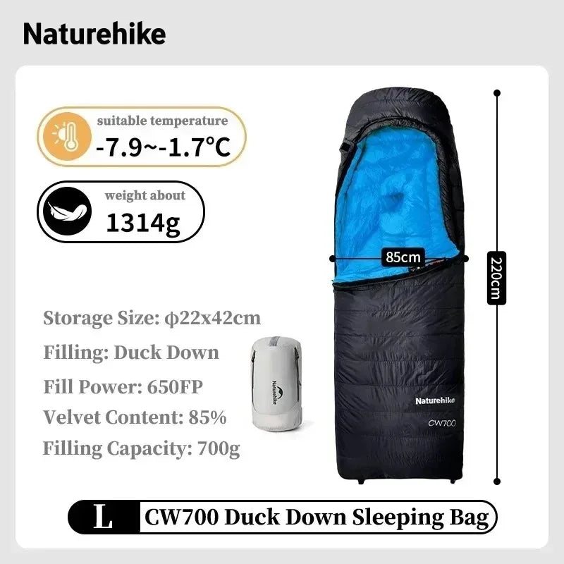 Naturehike Ultralight Duck Down Four Season Sleeping Bag