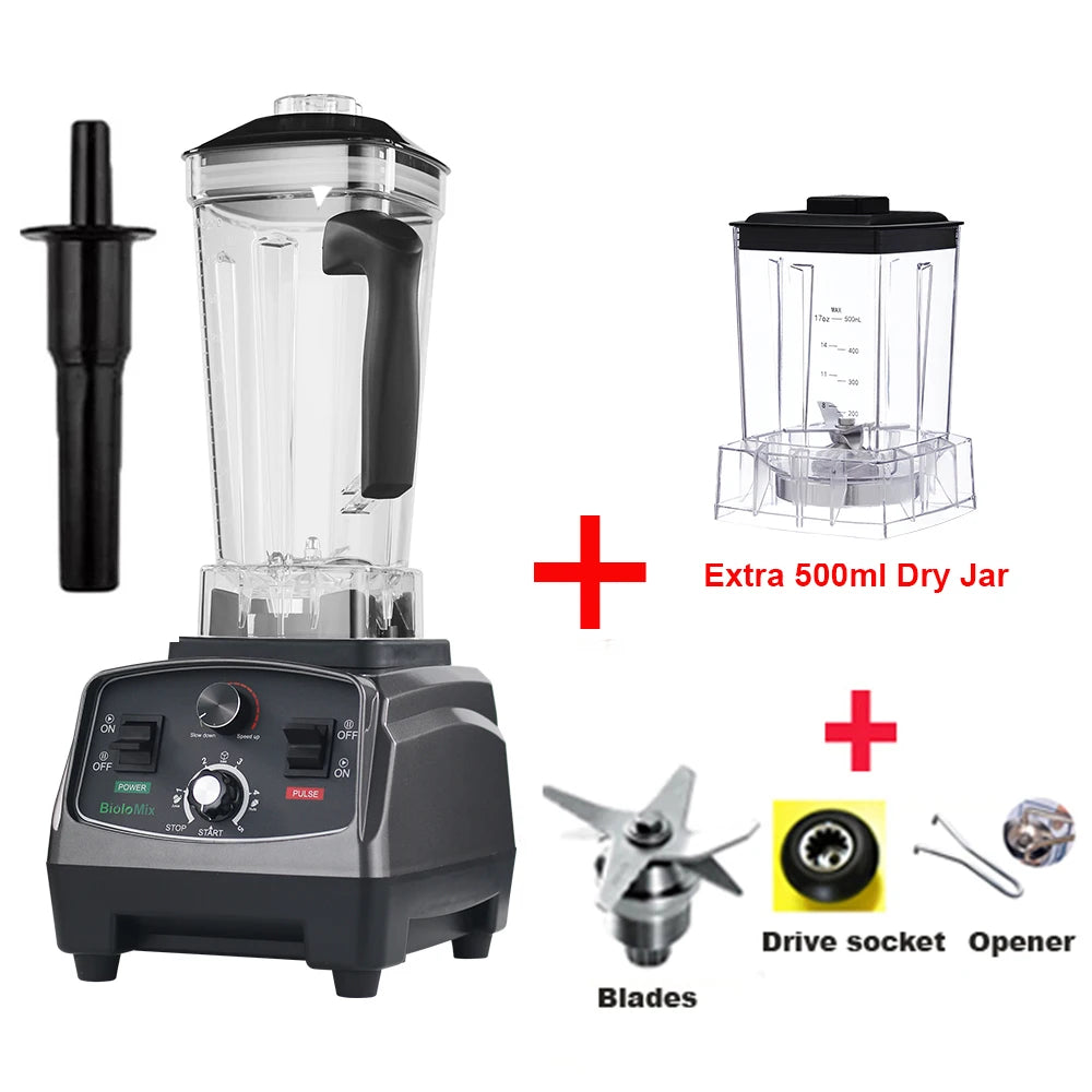 Biolomix Heavy Duty Commercial Timer Blender And Food Processor