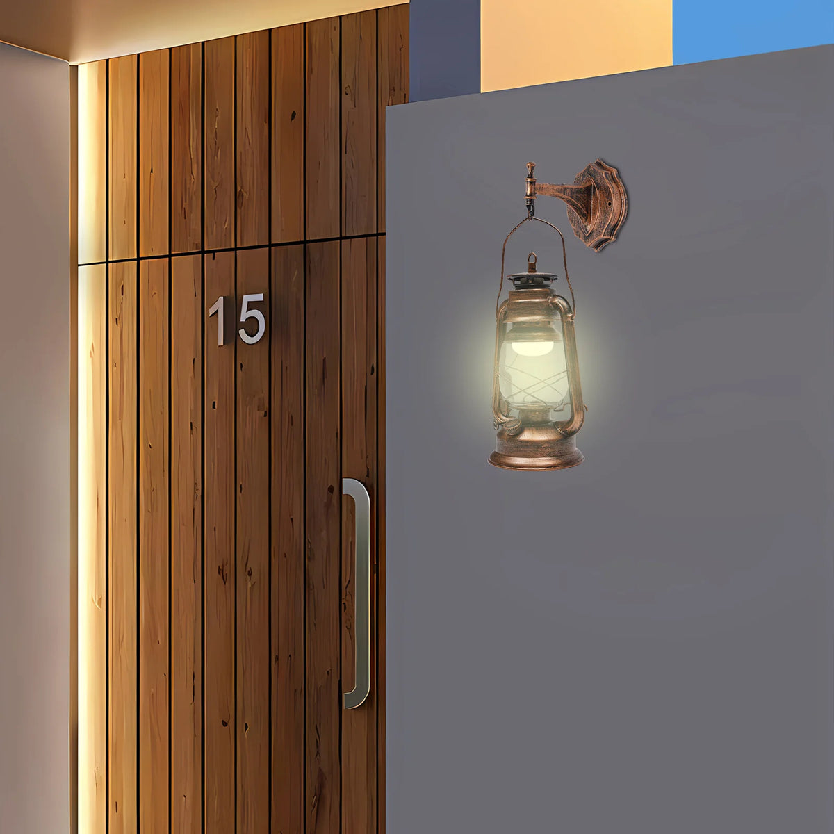 Bymaocar Antique Wall Lantern For Indoor And Outdoor Lighting