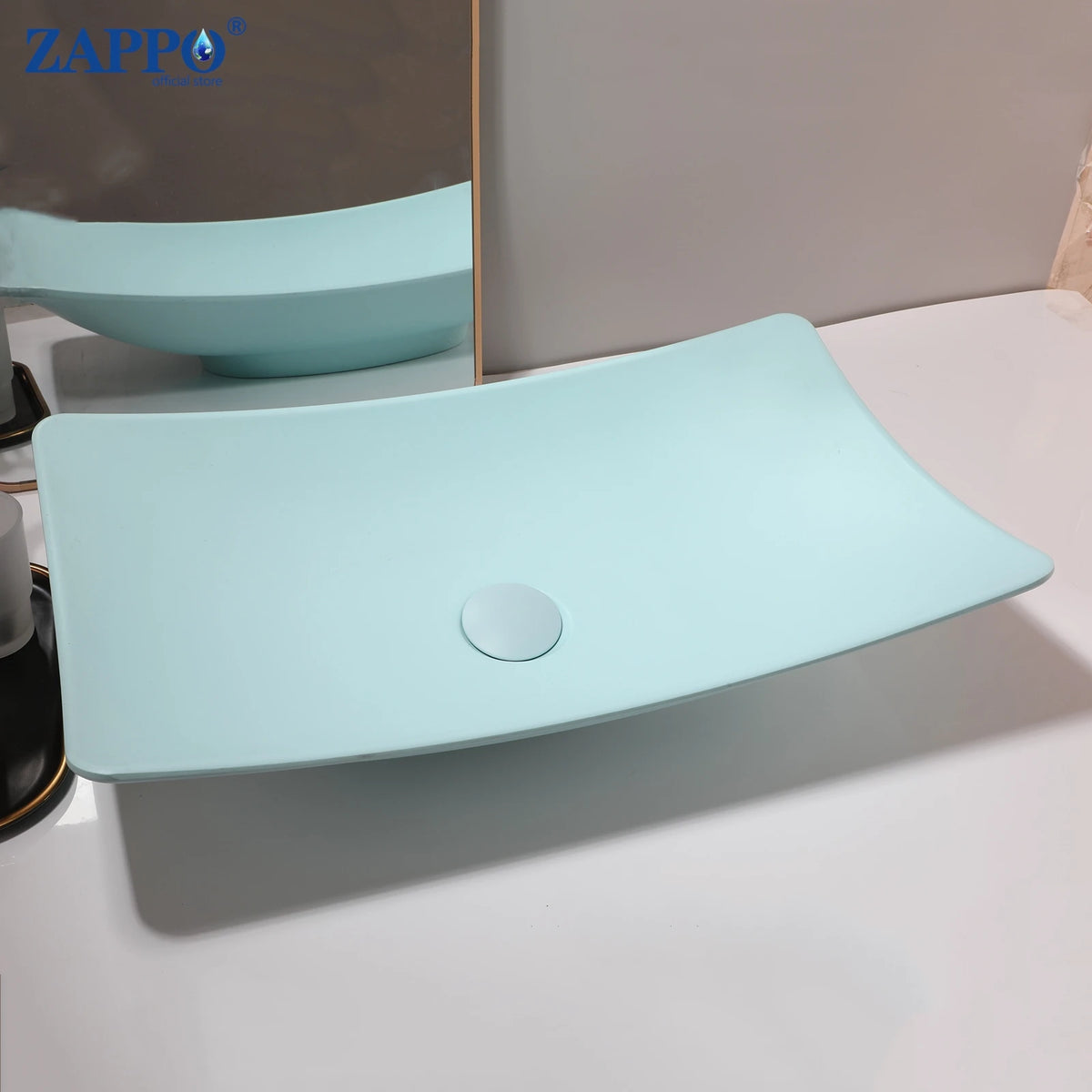 Mekkhala Stone Resin Countertop Vessel Bathroom Sink