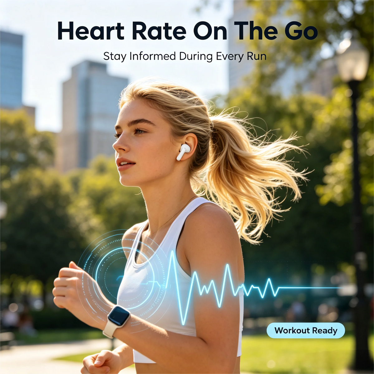 Zzlove Wireless Earbuds With Active Noise Cancellation And Touch Control