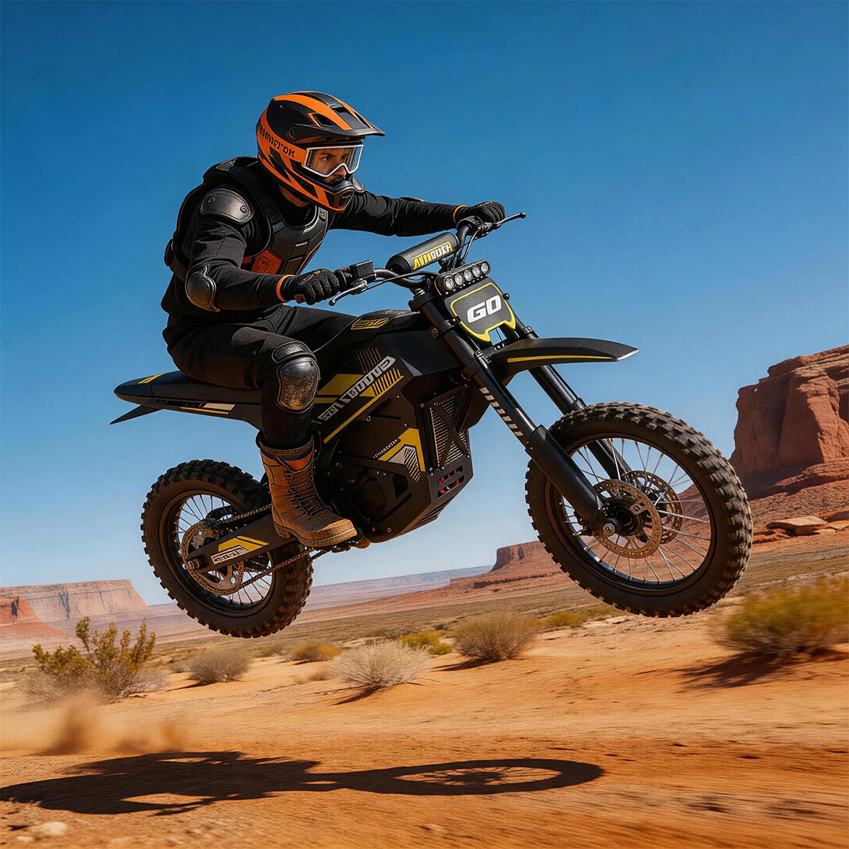 UPlee G1 1500W 48V Electric Suspension Fat Tire Dirt Bike