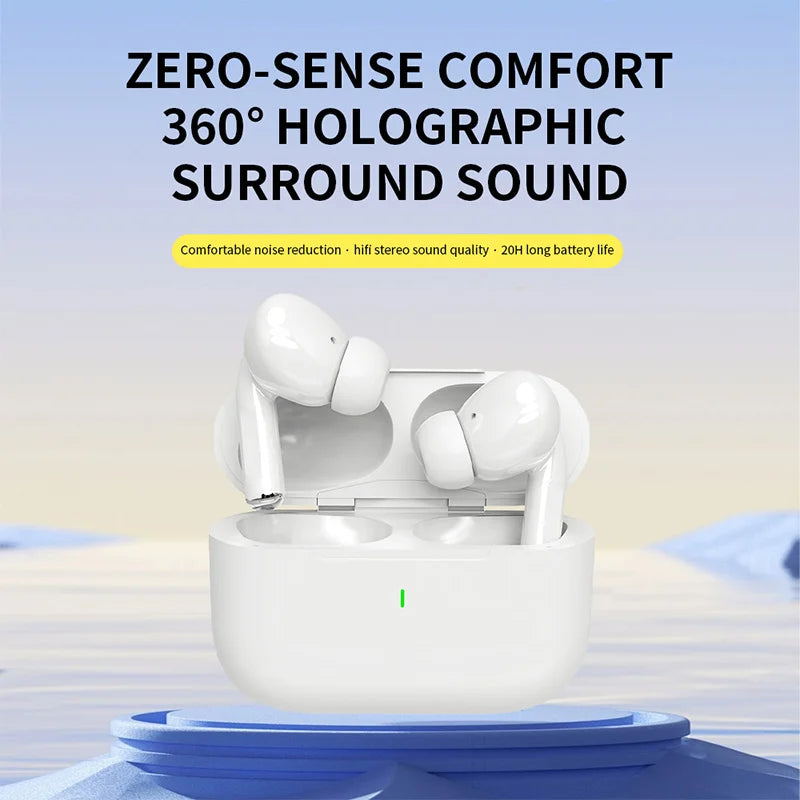 ZZLOVE Wireless Earbuds With Active Noise Cancellation Heart Rate Sensor