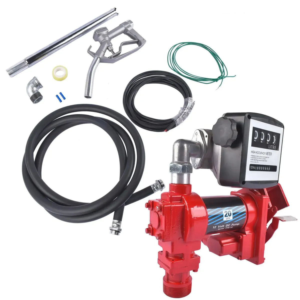 Professional 12 Volt Diesel And Gasoline Fuel Transfer Pump