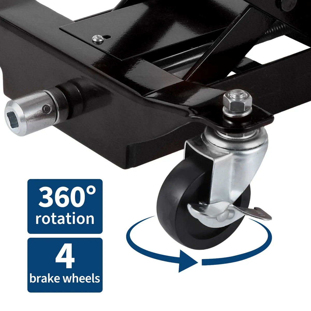 Professional 450 Lb Low Profile Transmission Jack For Vehicles