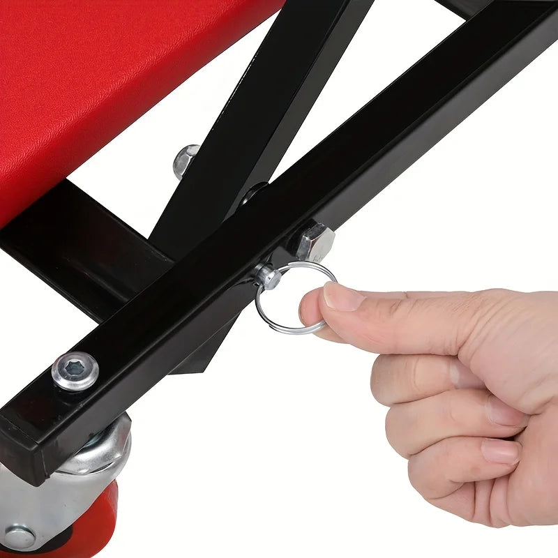 Heavy Duty Mechanic Creeper Seat With Transforming Rolling Stool Design