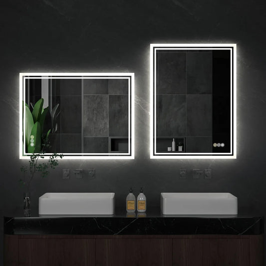 Luvodi Illuminate Led Bathroom Mirror Frameless Dimmable Anti Fog