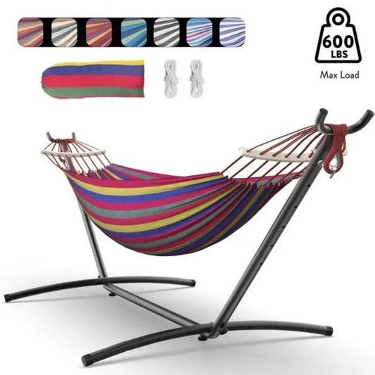 Gyroor Heavy Duty Nylon Adjustable Stand Hammock With Storage Bag