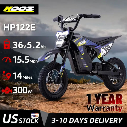 KOOZ HP122E Kids 36V Electric Dirt Bike With Shock Absorber