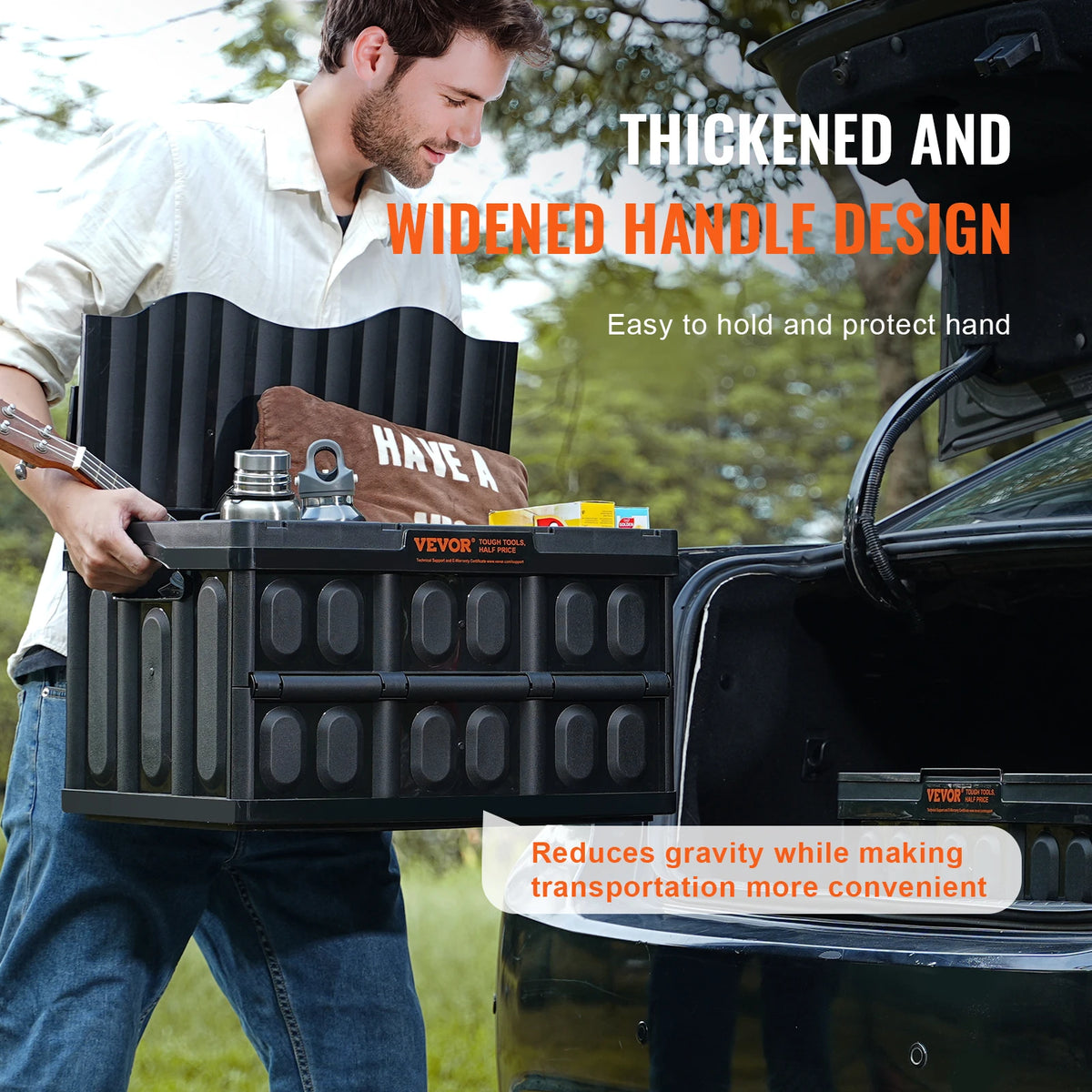 Three Pack Collapsible Storage Bins With Lids For Home Organization