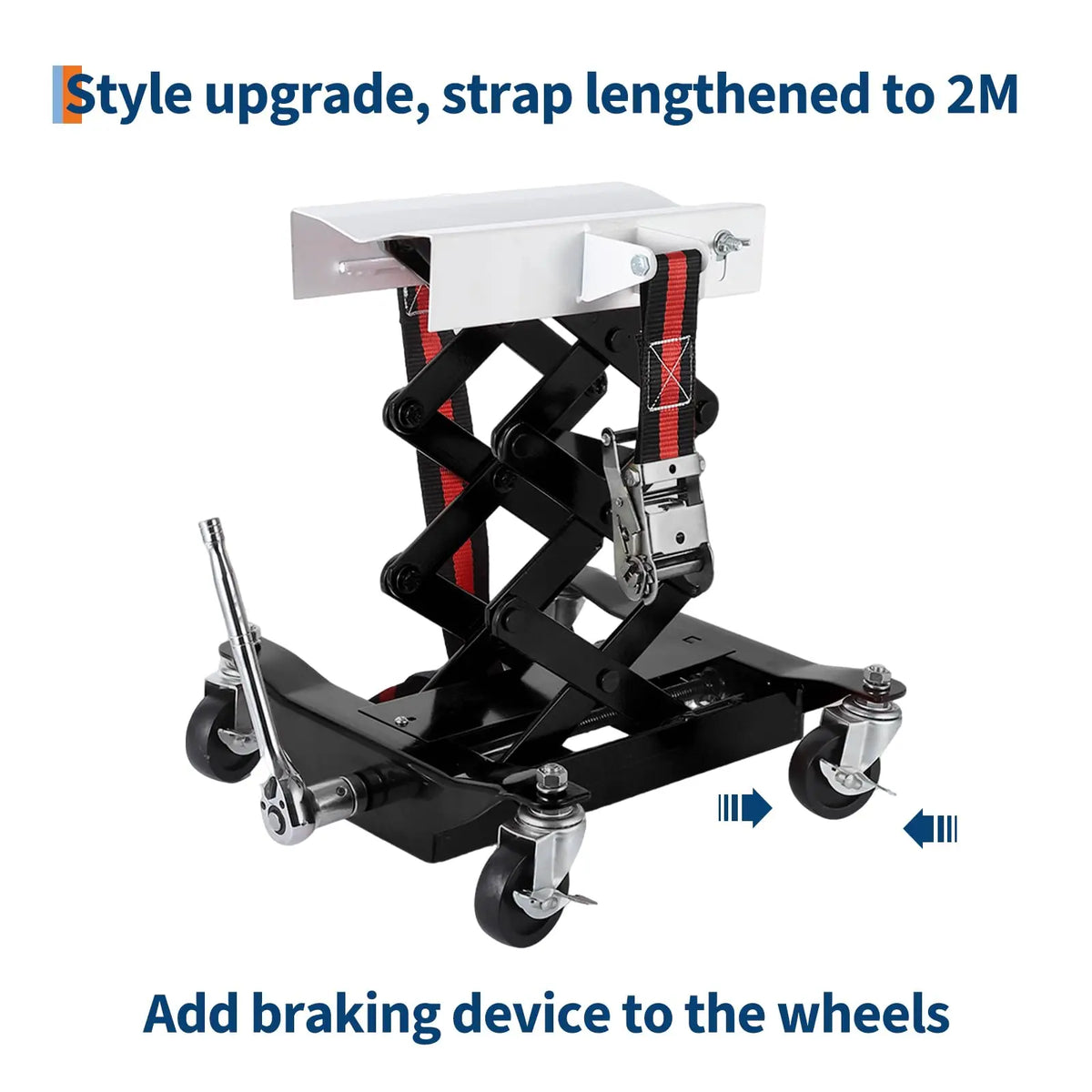 Professional 450 Lb Low Profile Transmission Jack For Vehicles