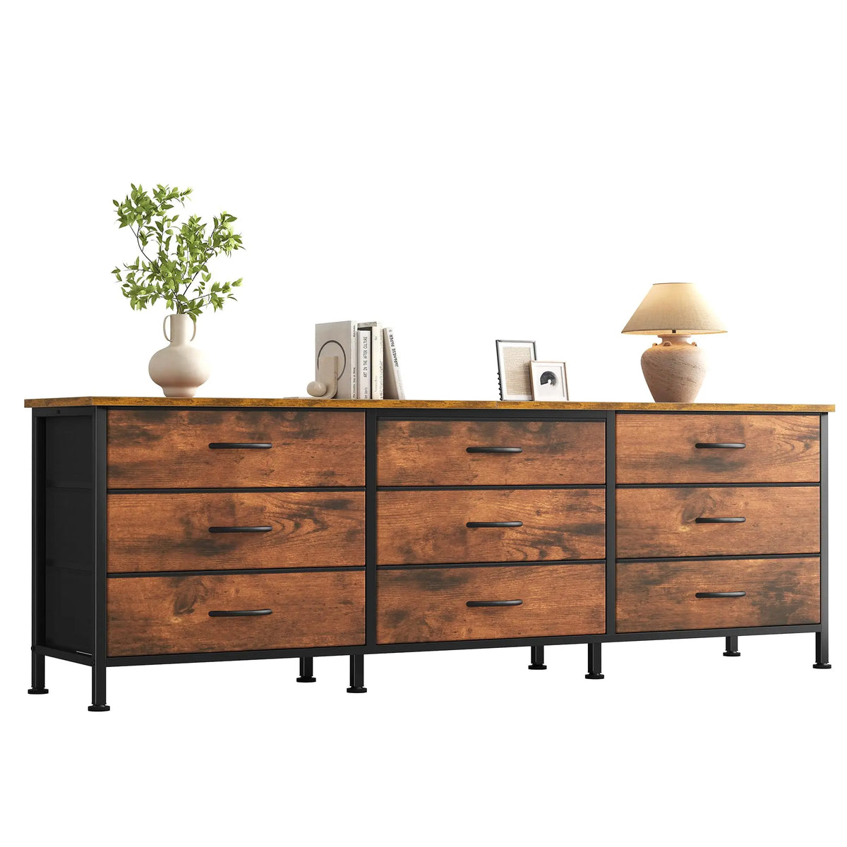 JHK Modern Living Room Entertainment Center With Drawers