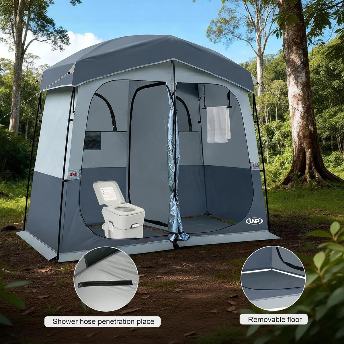 Portable Outdoor Privacy Shower Tents For Camping And Backpacking