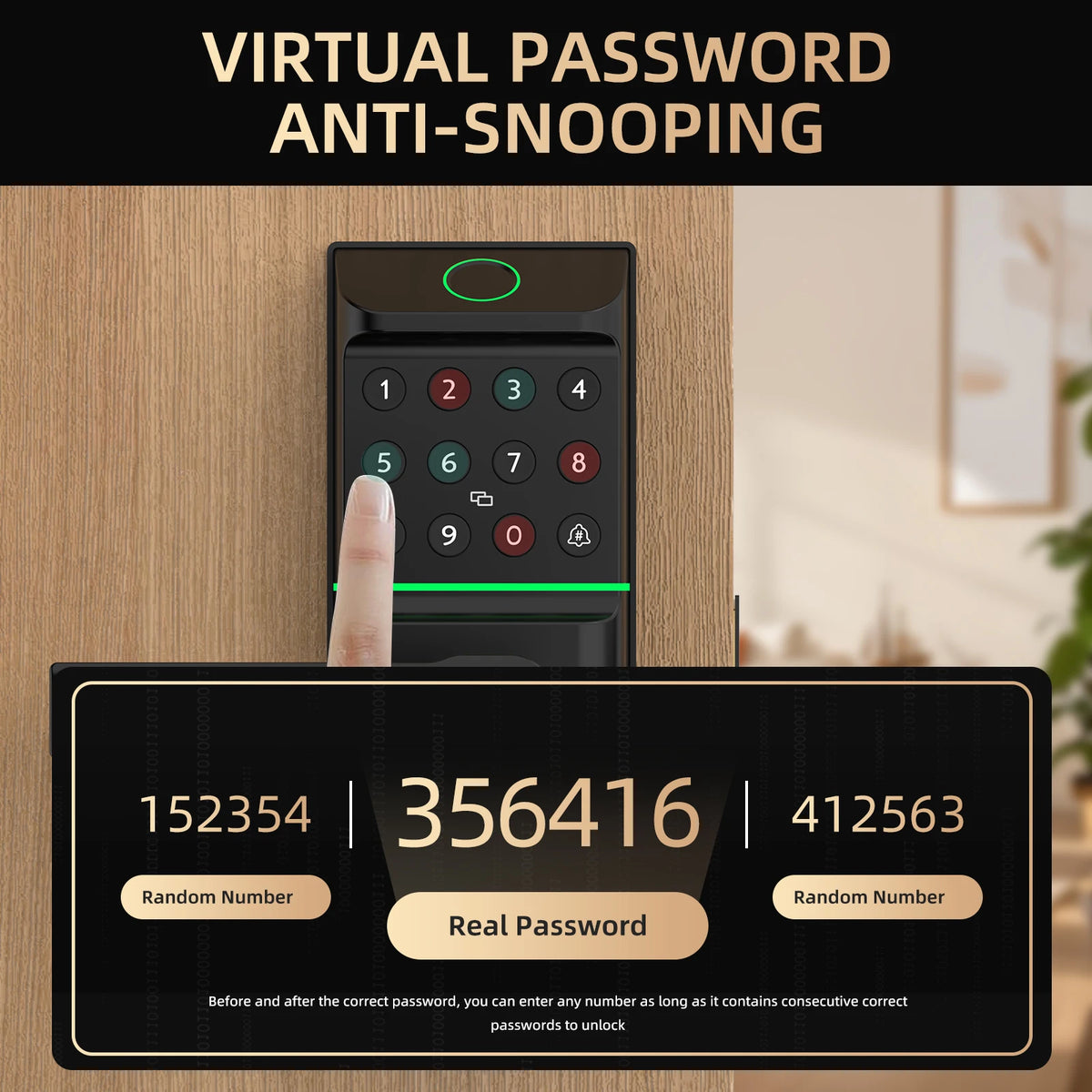 Viladepot Smart Lock Fingerprint Keyless Entry Electronic Deadbolt