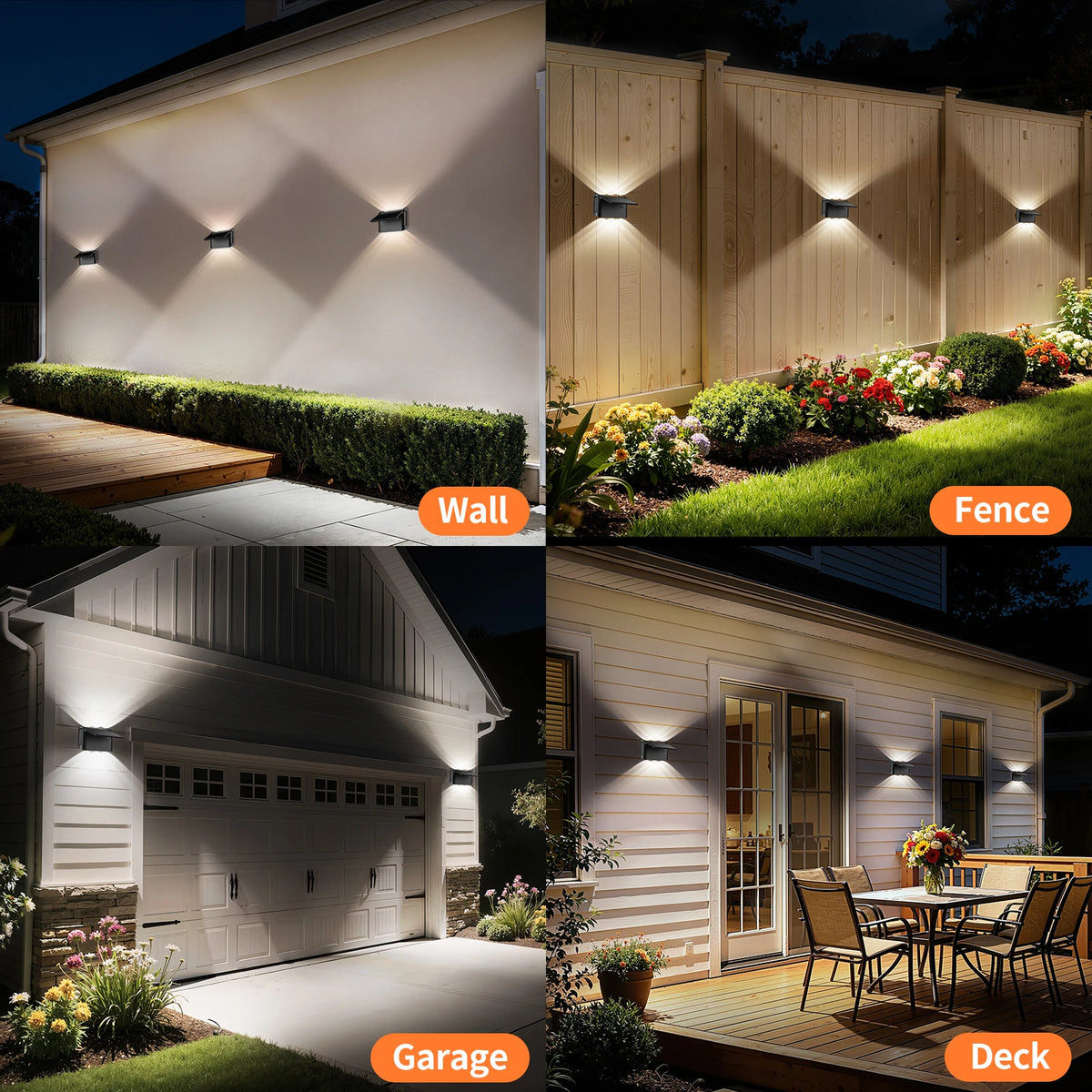 Intelamp Solar Wall Lights With Remote And Adjustable Lighting