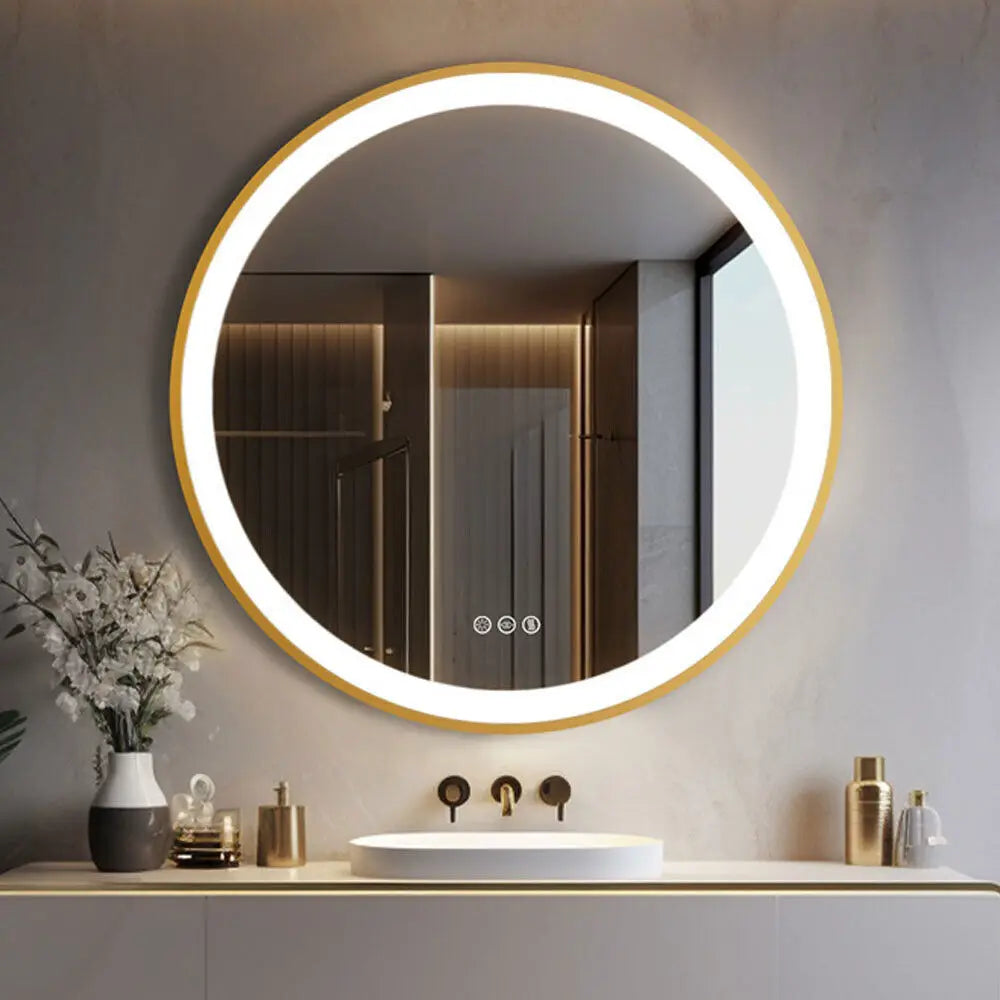 BORWART LED Bathroom Mirror With Anti Fog Memory Function