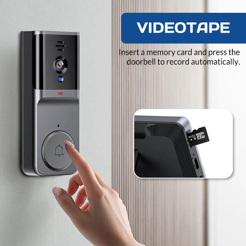 Wireless Video Doorbell With Two Way Talk And Night Vision