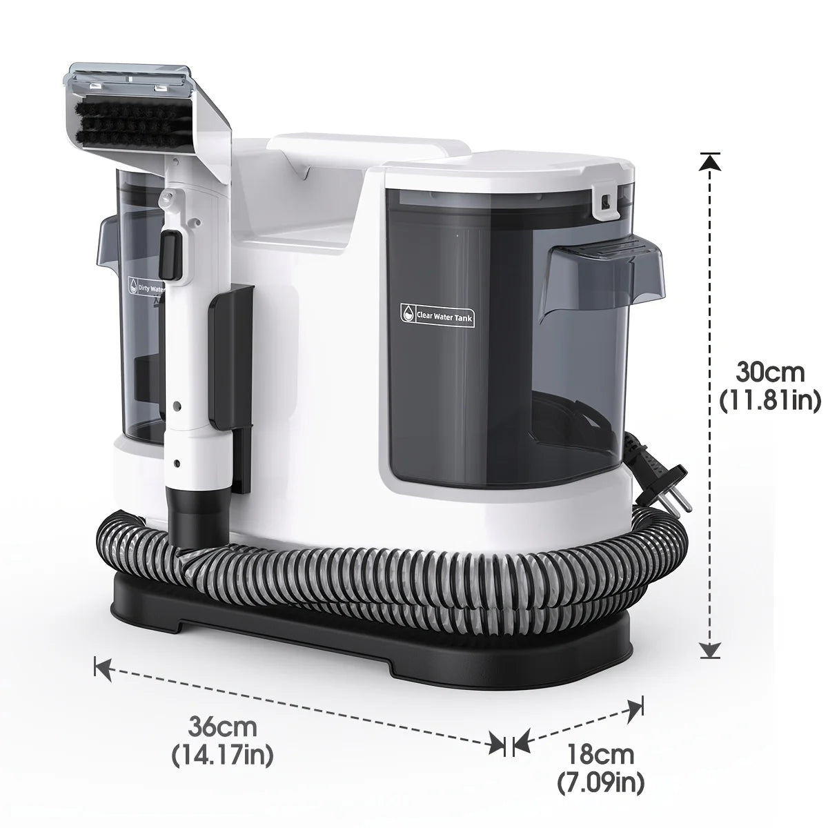 Lubluelu V8 Instant Heated Portable Carpet Cleaner With Self Cleaning