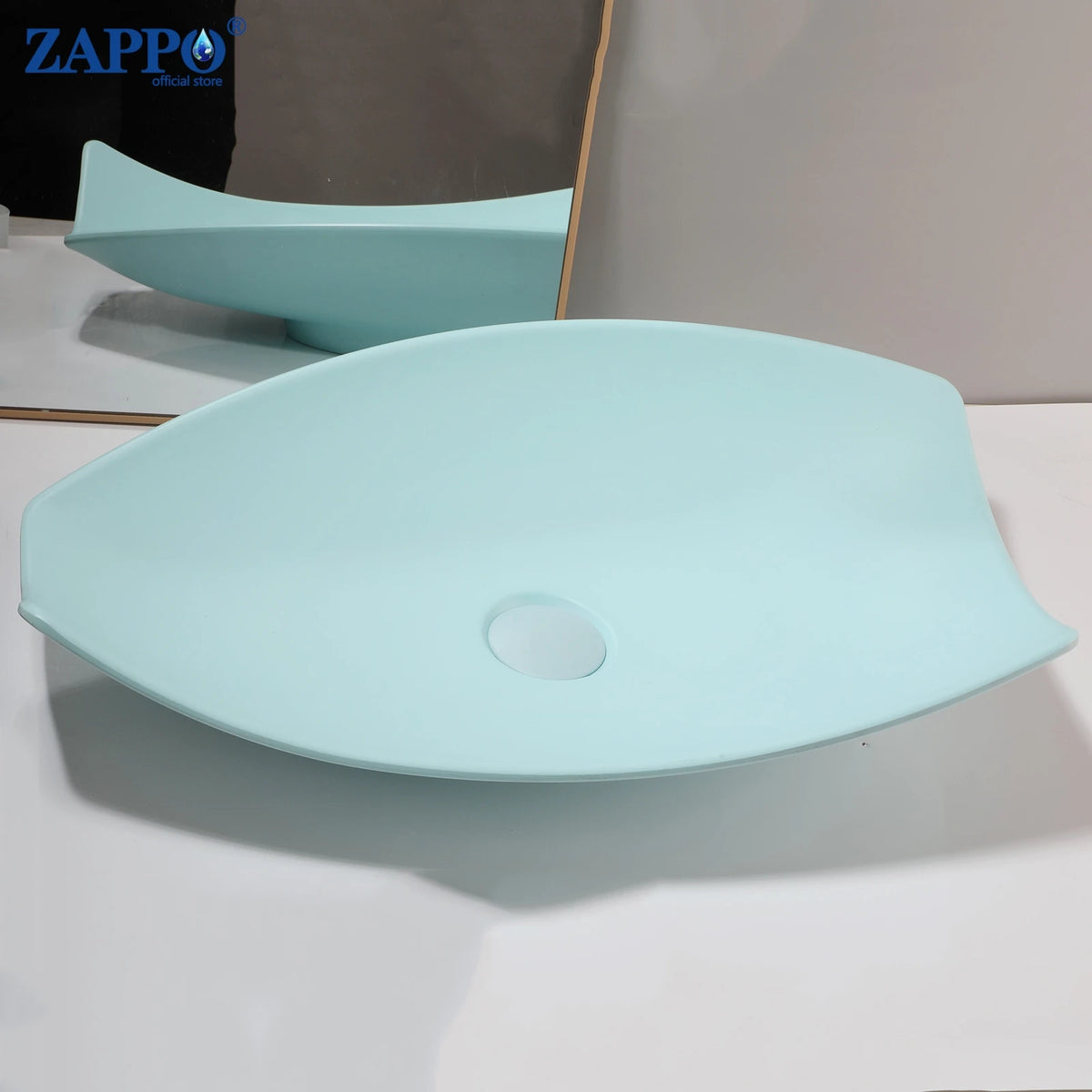 Mekkhala Stone Resin Countertop Vessel Bathroom Sink