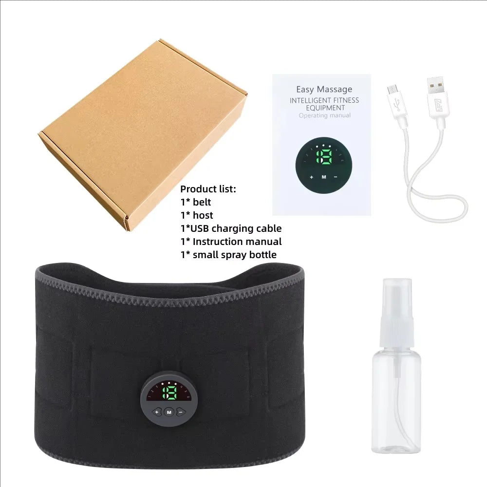 Jitesy Rechargeable TENS EMS Muscle Stimulator And Massage Belt