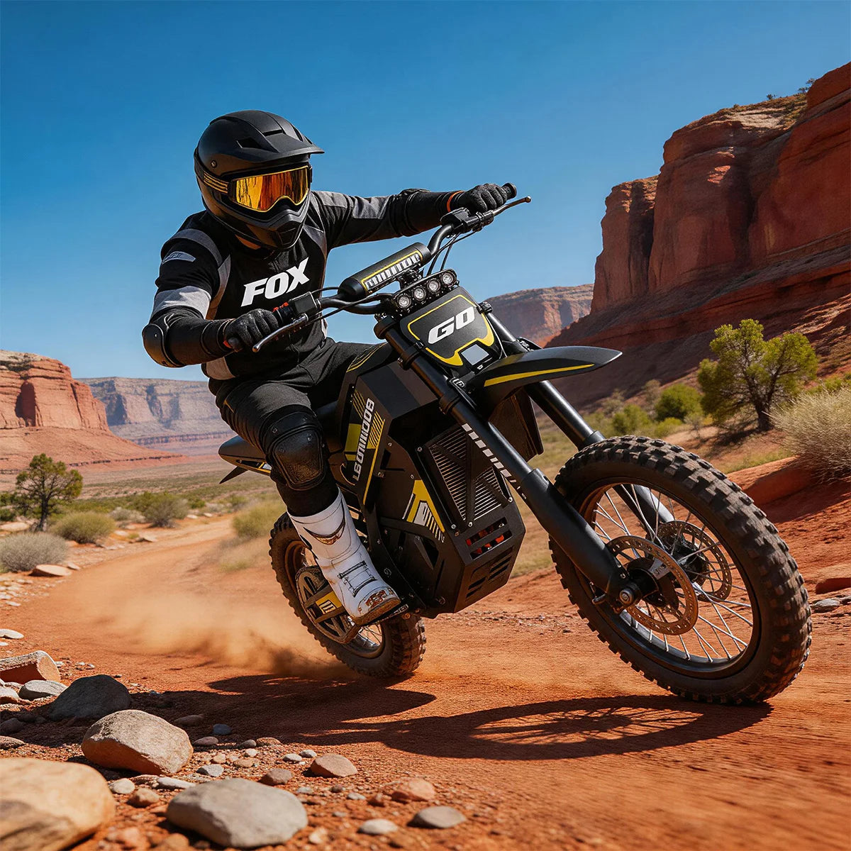 UPlee G1 1500W 48V Electric Suspension Fat Tire Dirt Bike