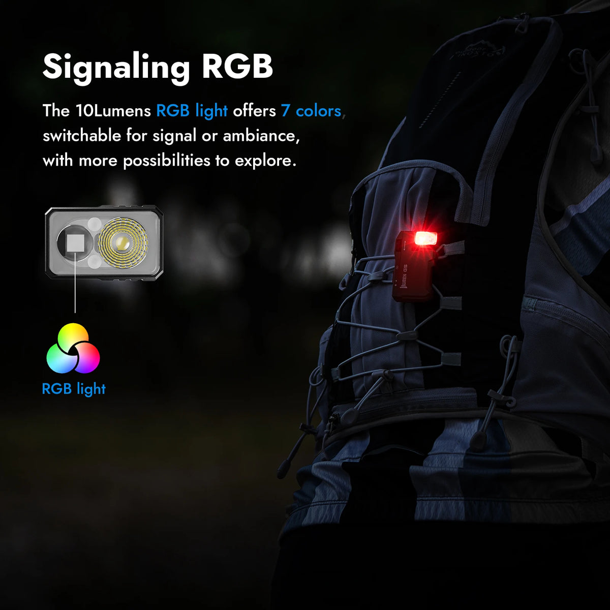 WUBEN Magnetic Rechargeable LED Flashlight With USB C Keychain