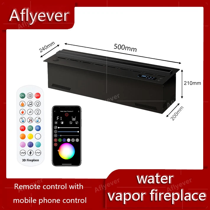 Aflyever 3D Atomization Fireplace For Modern Home And Room Decor