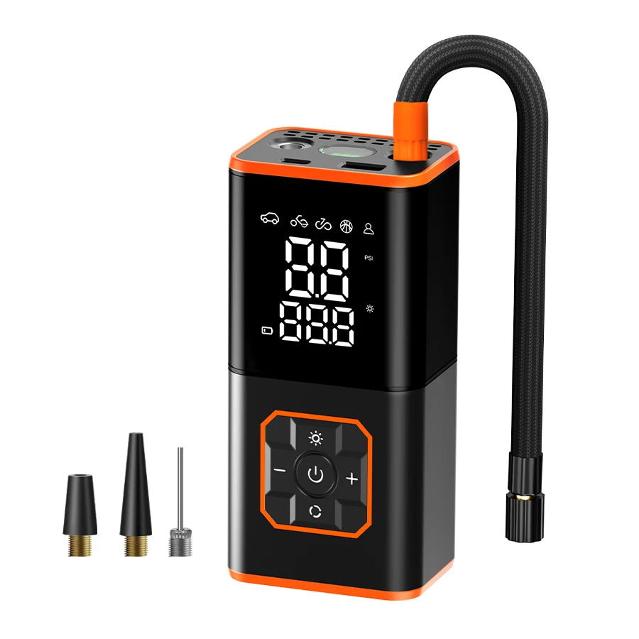 Belibuy Portable Dual Cylinder Air Compressor Car Tire Inflator