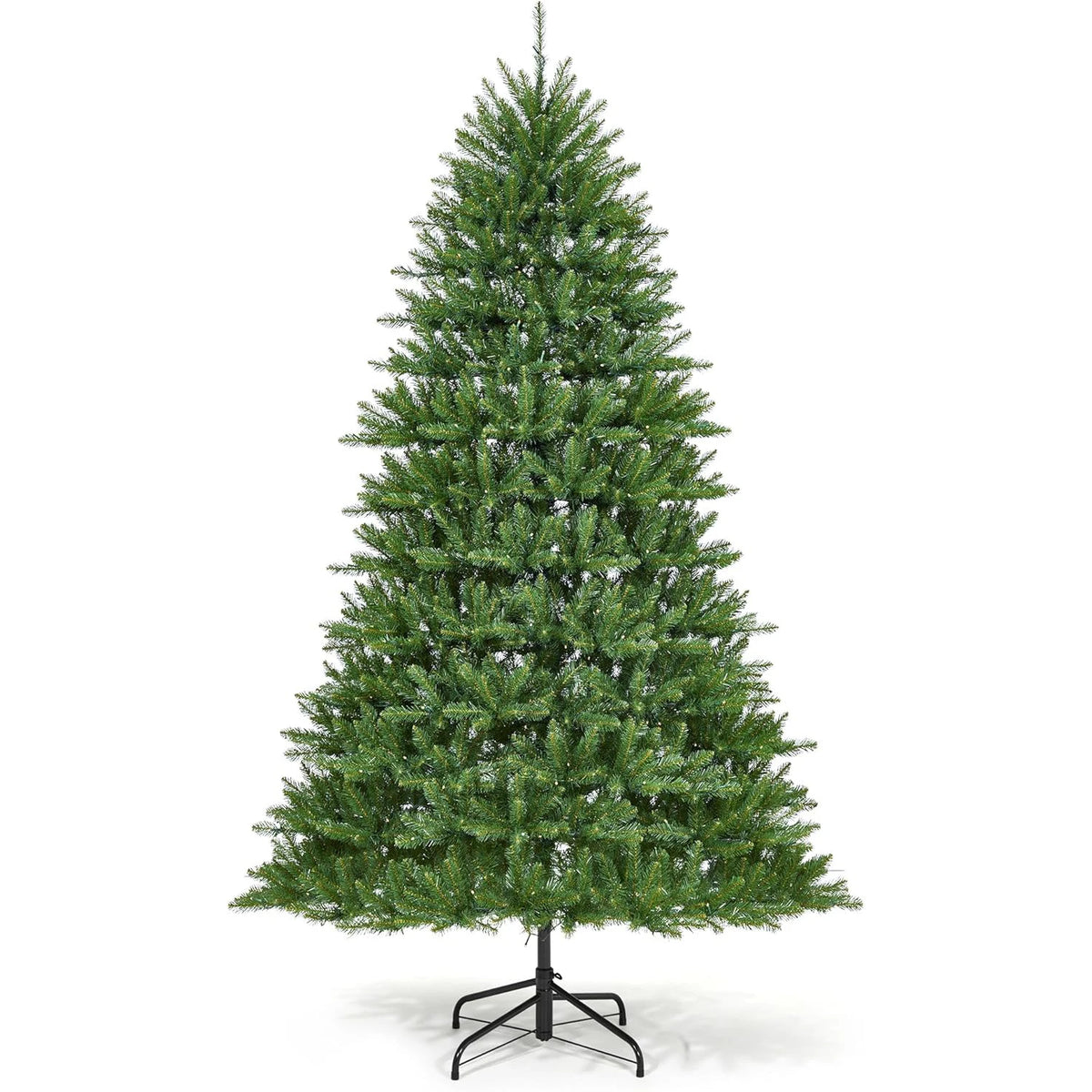 HiMISS Prelit Artificial Christmas Tree With Lights And Foldable Stand