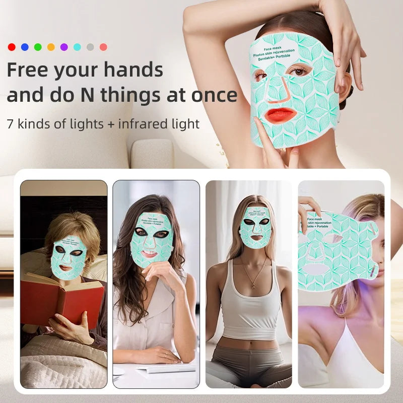 Ubilli Led Face Mask For Near Infrared Light Skin Therapy