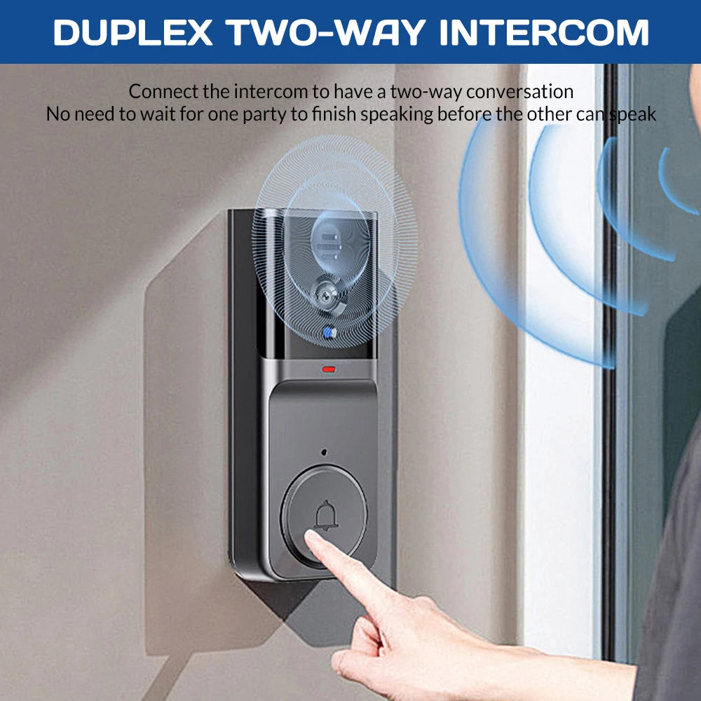 Wireless Video Doorbell With Two Way Talk And Night Vision