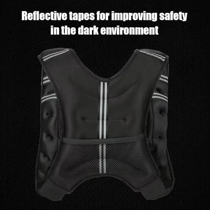 Adjustable Weighted Vest For Strength Training And Cardio Exercise