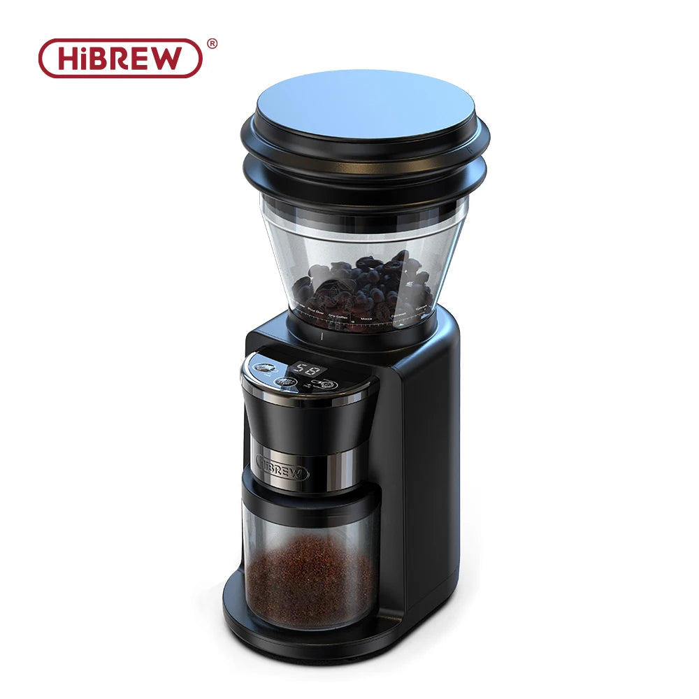 HiBREW Automatic Burr Mill Coffee Grinder With Precision Electronic Settings
