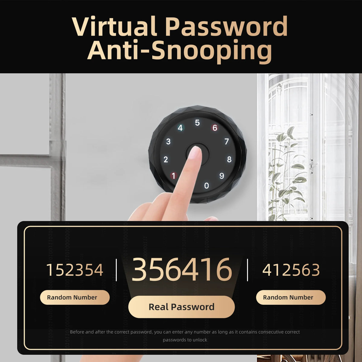 Viladepot Fingerprint Smart Lock With App Control For Indoor Doors