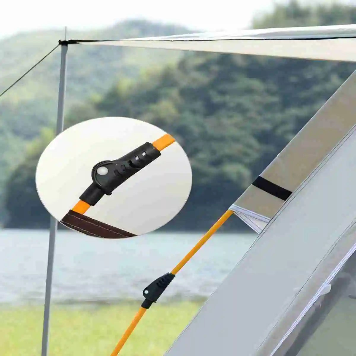 Pakicetus Automatic Outdoor Camping Tent With Two Doors And Windows